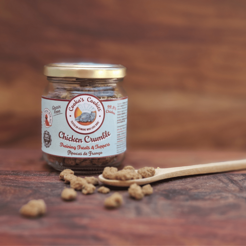 Booster de repas Crumble de Poulet Cooka's Cookies - Le Royaume de Lecki
