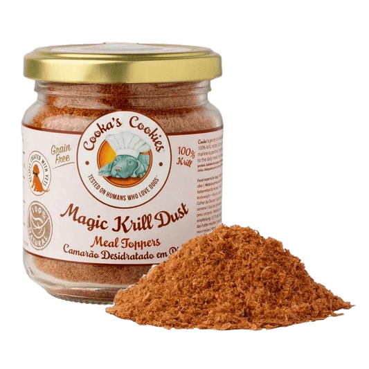 Booster de repas Poudre de Krill Cooka's Cookies - Le Royaume de Lecki
