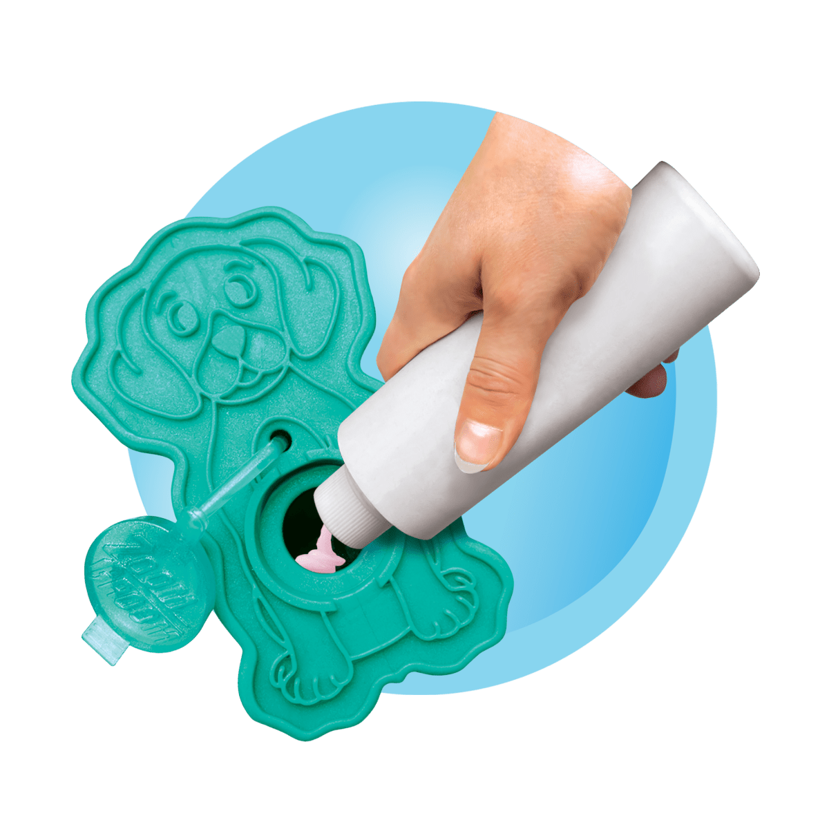 Brosse KONG® ZoomGroom Bubbles - Le Royaume de Lecki