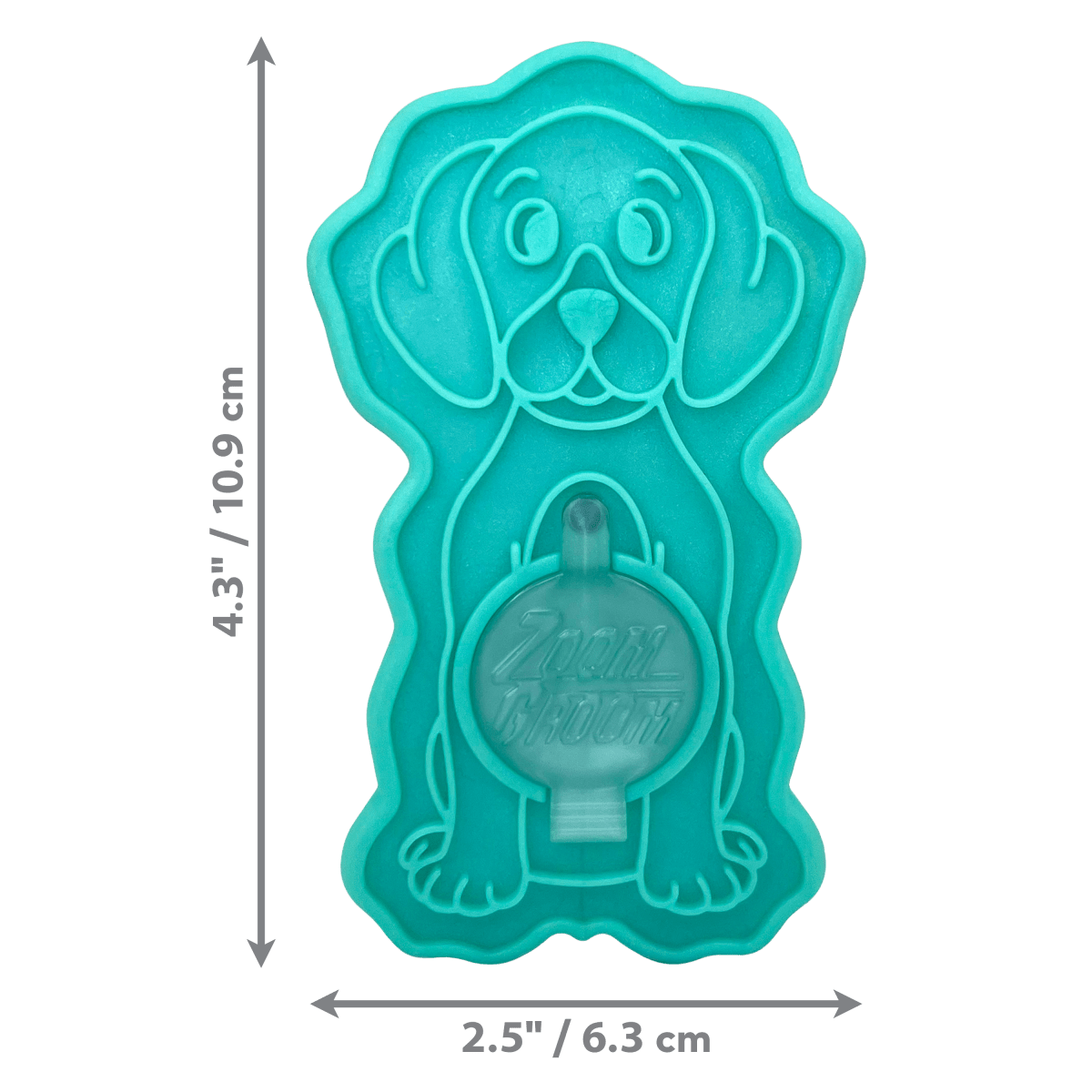 Brosse KONG® ZoomGroom Bubbles - Le Royaume de Lecki
