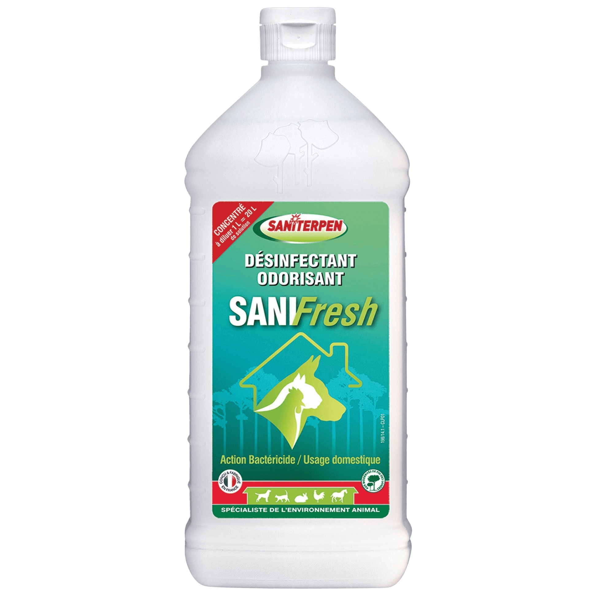 Désinfectant Sanifresh Saniterpen - Le Royaume de Lecki