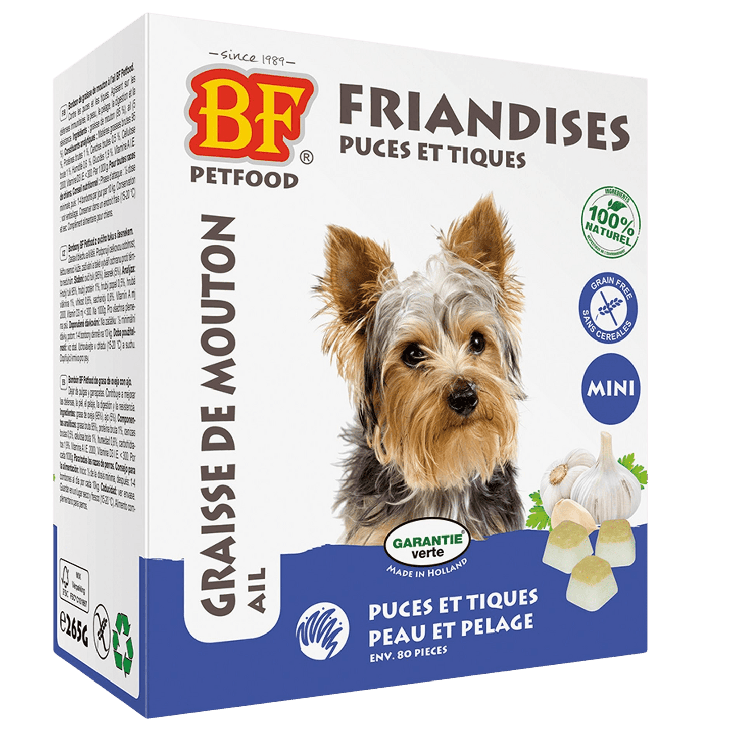 Friandises Puces et Tiques BF®Petfood - Le Royaume de Lecki