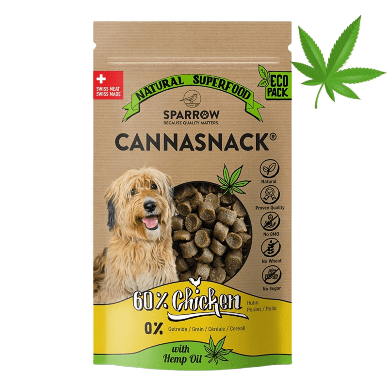 Friandises Snacks CannaSnack Sparrow avec CBD - Le Royaume de Lecki