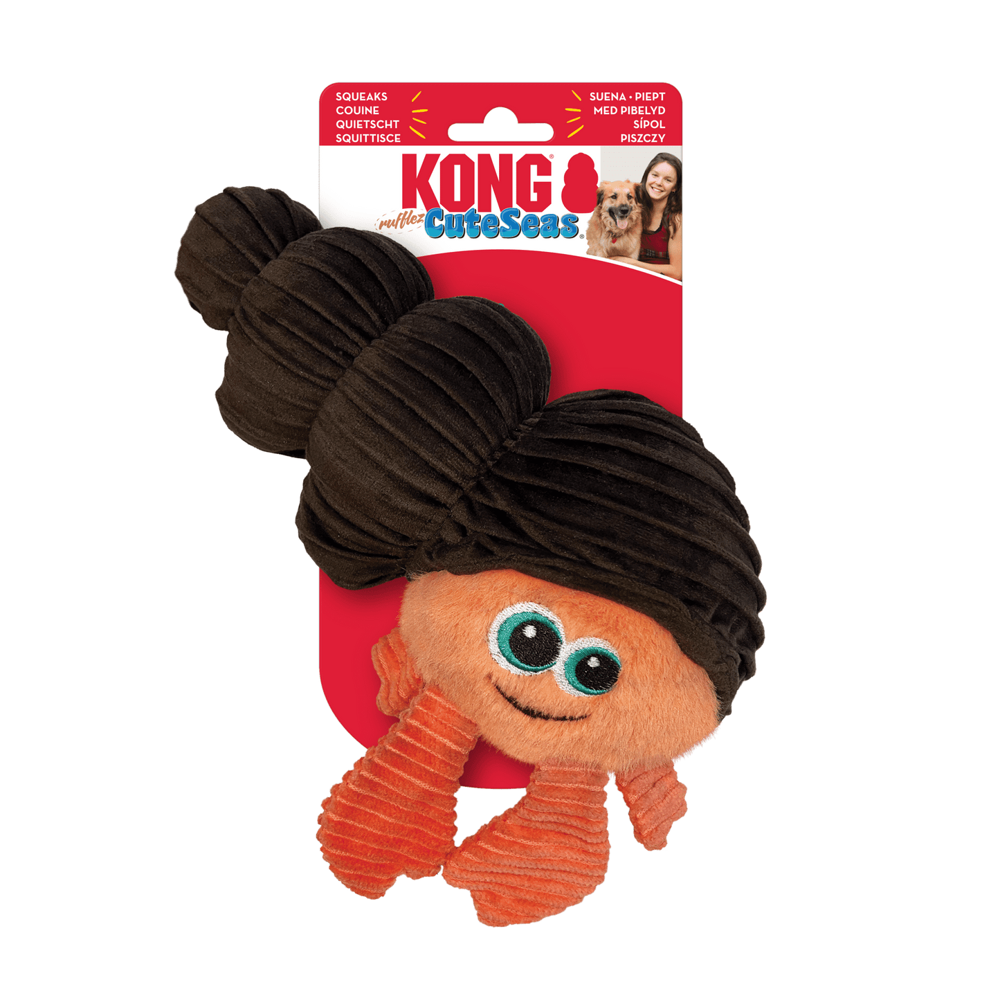 KONG® CuteSeas Rufflez Hermit Crab - Le Royaume de Lecki