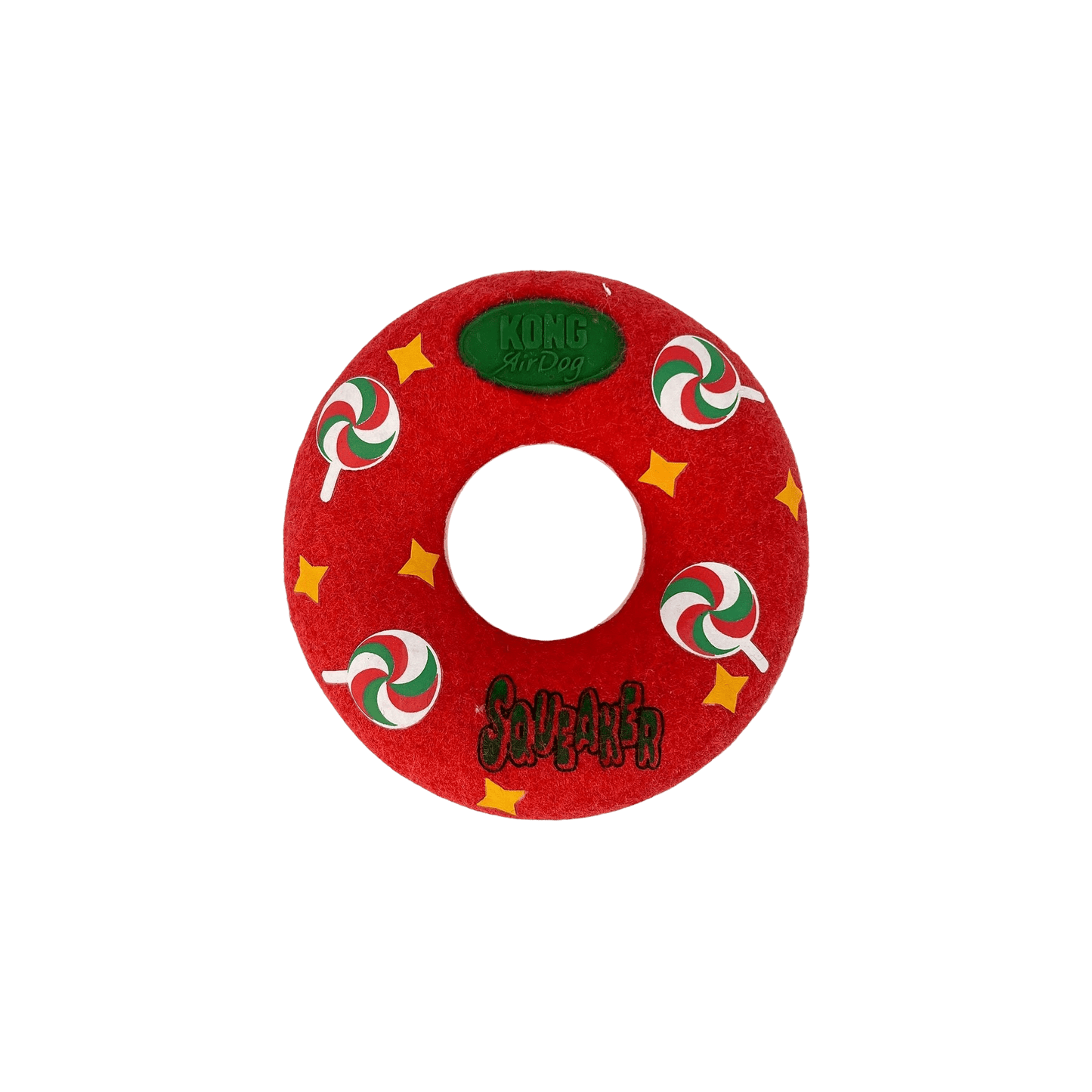 KONG® Holiday Airdog Squeaker Donut - Le Royaume de Lecki