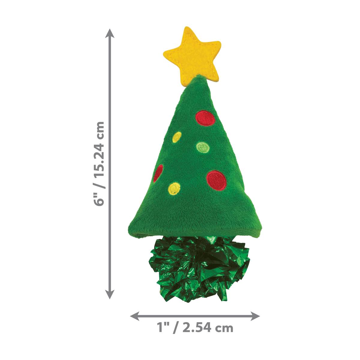 KONG® Holiday Cat Crackles Christmas Tree (pour chats) - Le Royaume de Lecki