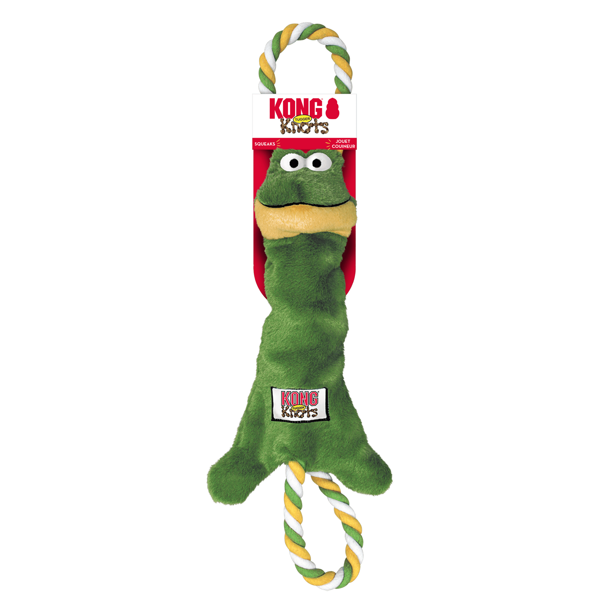 KONG® Knots Tugger Grenouille - Le Royaume de Lecki