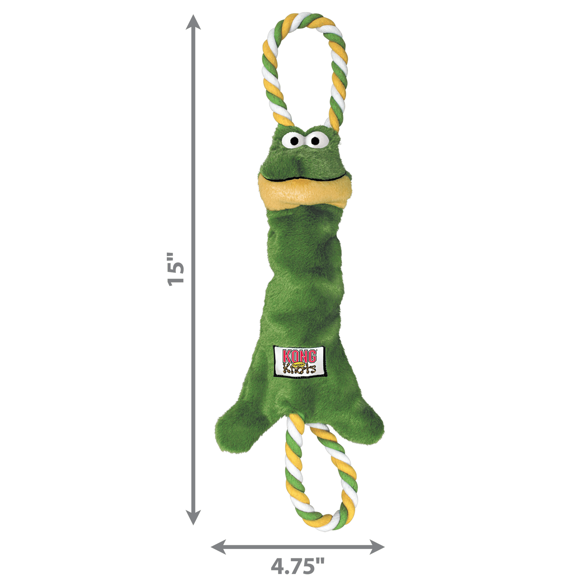 KONG® Knots Tugger Grenouille - Le Royaume de Lecki