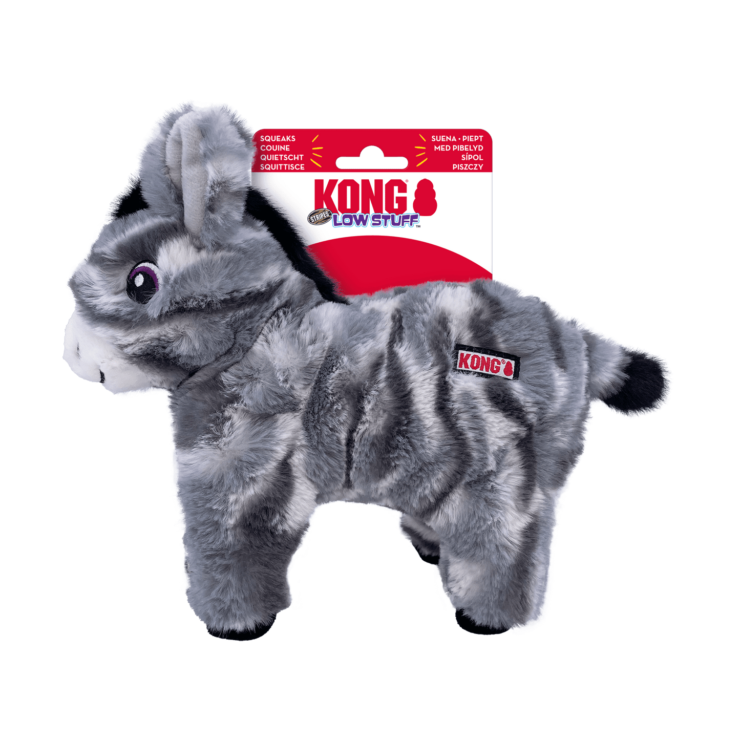 KONG® Low Stuff Stripes Donkey - Le Royaume de Lecki