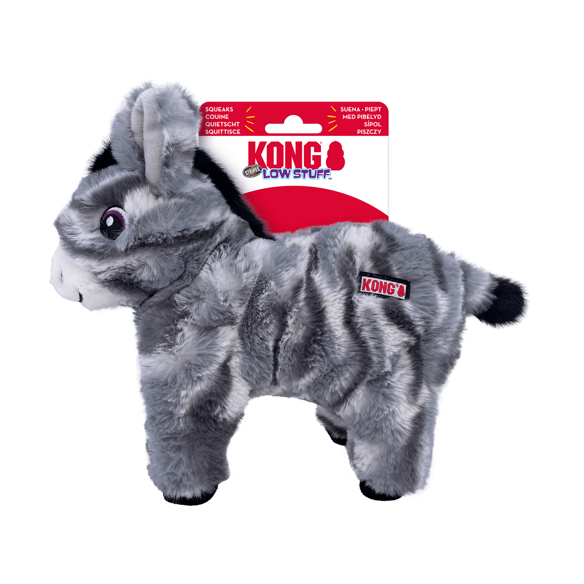 KONG® Low Stuff Stripes Donkey - Le Royaume de Lecki