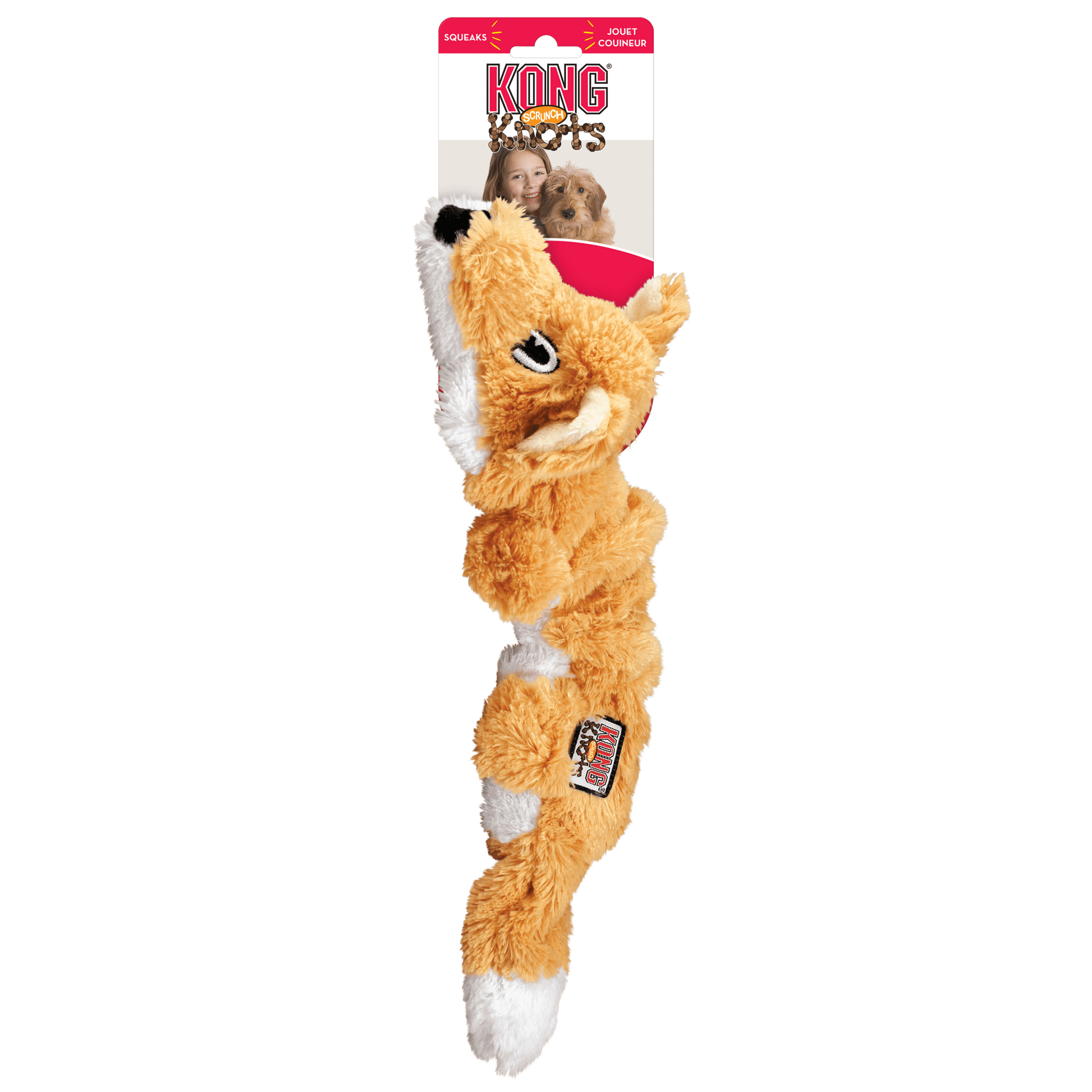 KONG® Scrunch Knots Fox - Le Royaume de Lecki