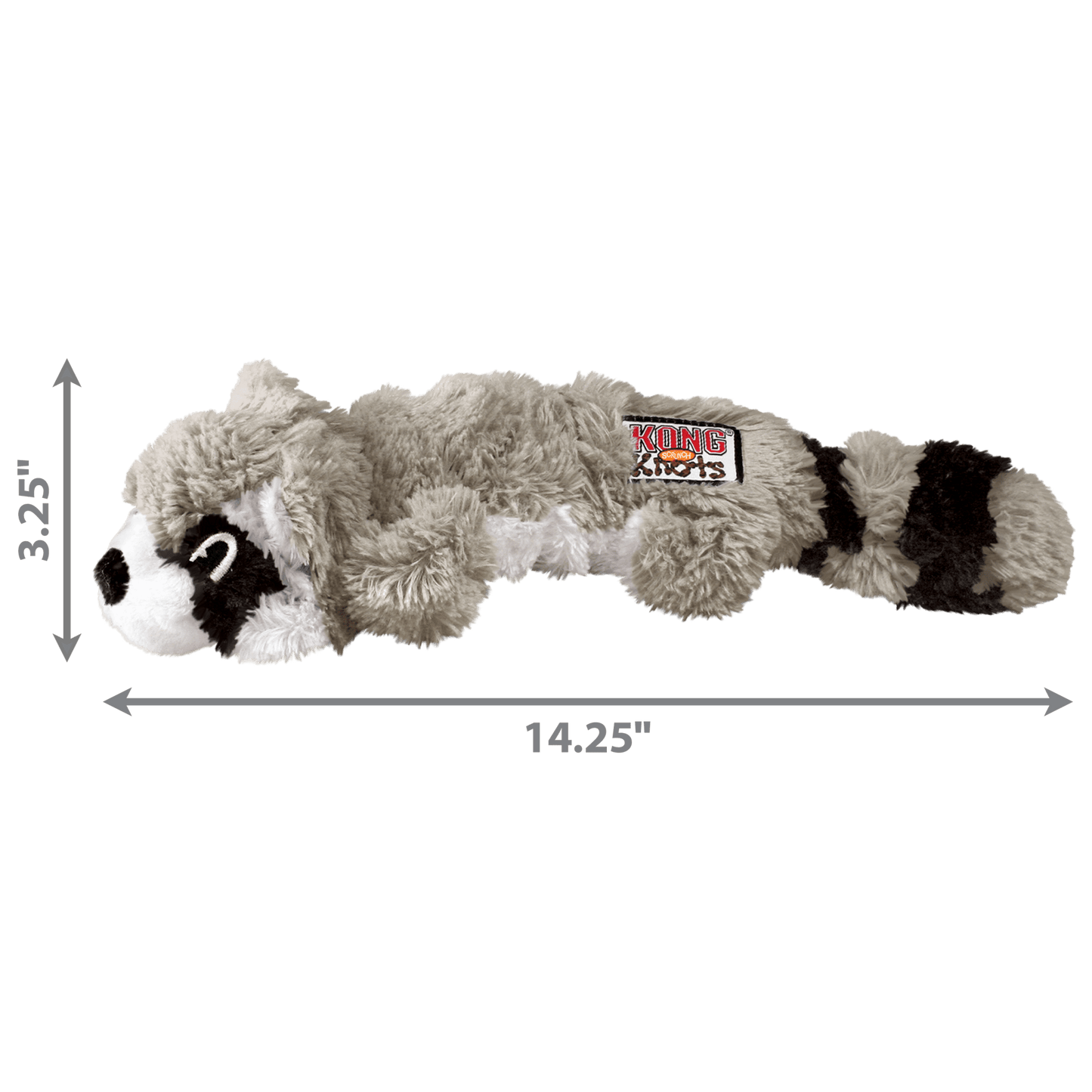 KONG® Scrunch Knots Raccoon - Le Royaume de Lecki