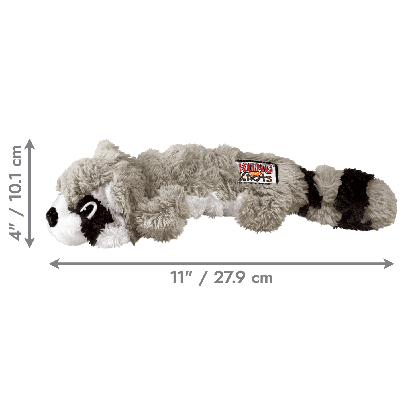 KONG® Scrunch Knots Raccoon - Le Royaume de Lecki