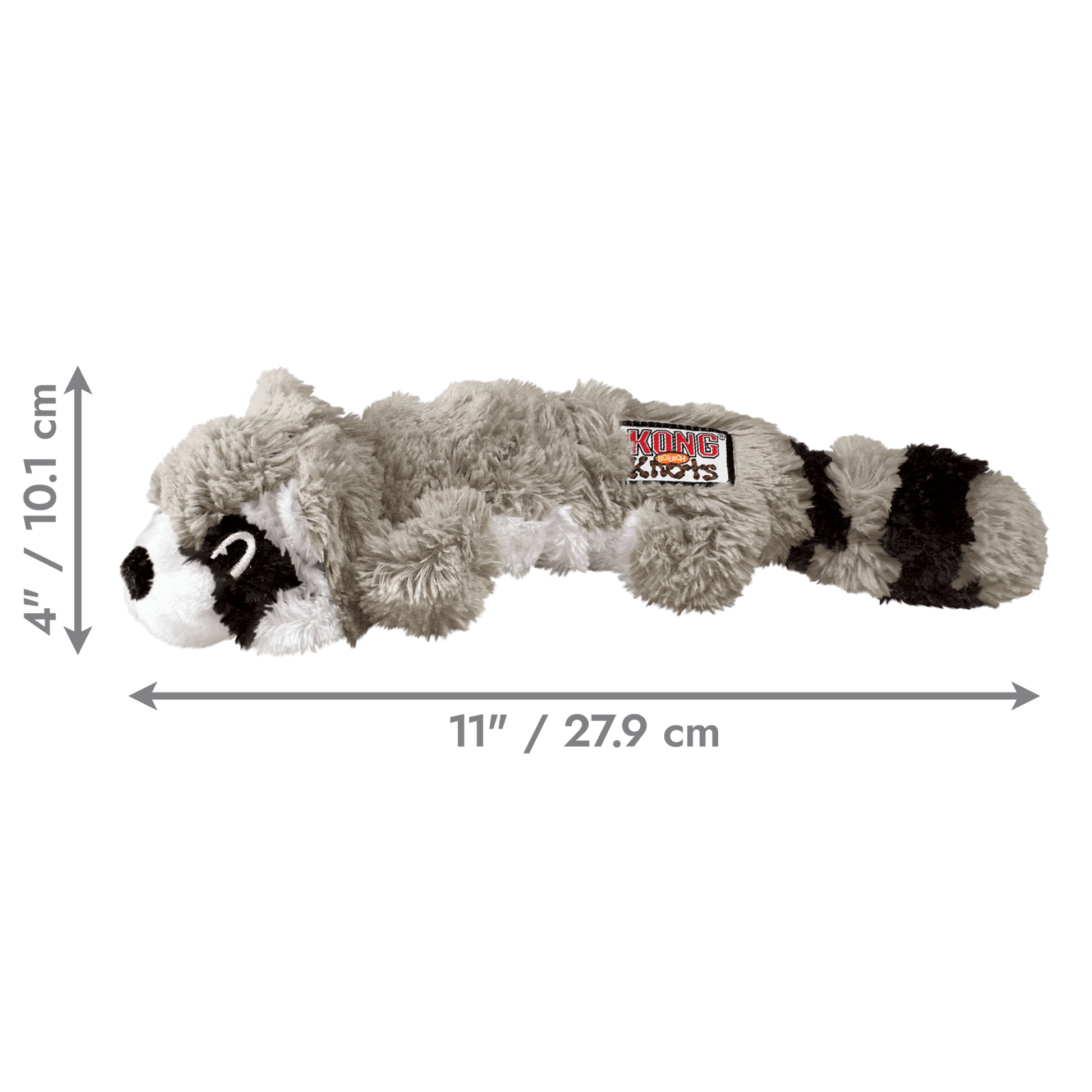 KONG® Scrunch Knots Raccoon - Le Royaume de Lecki