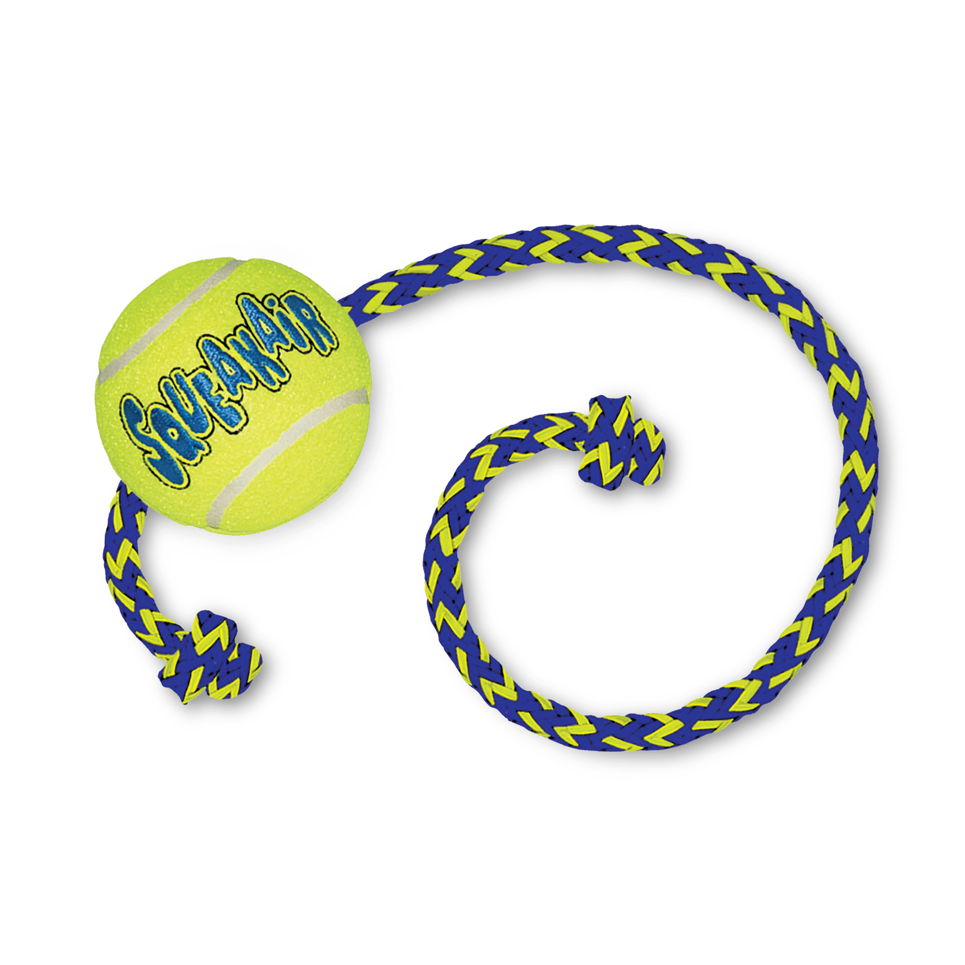 KONG® SqueakAir Ball Corde - Le Royaume de Lecki