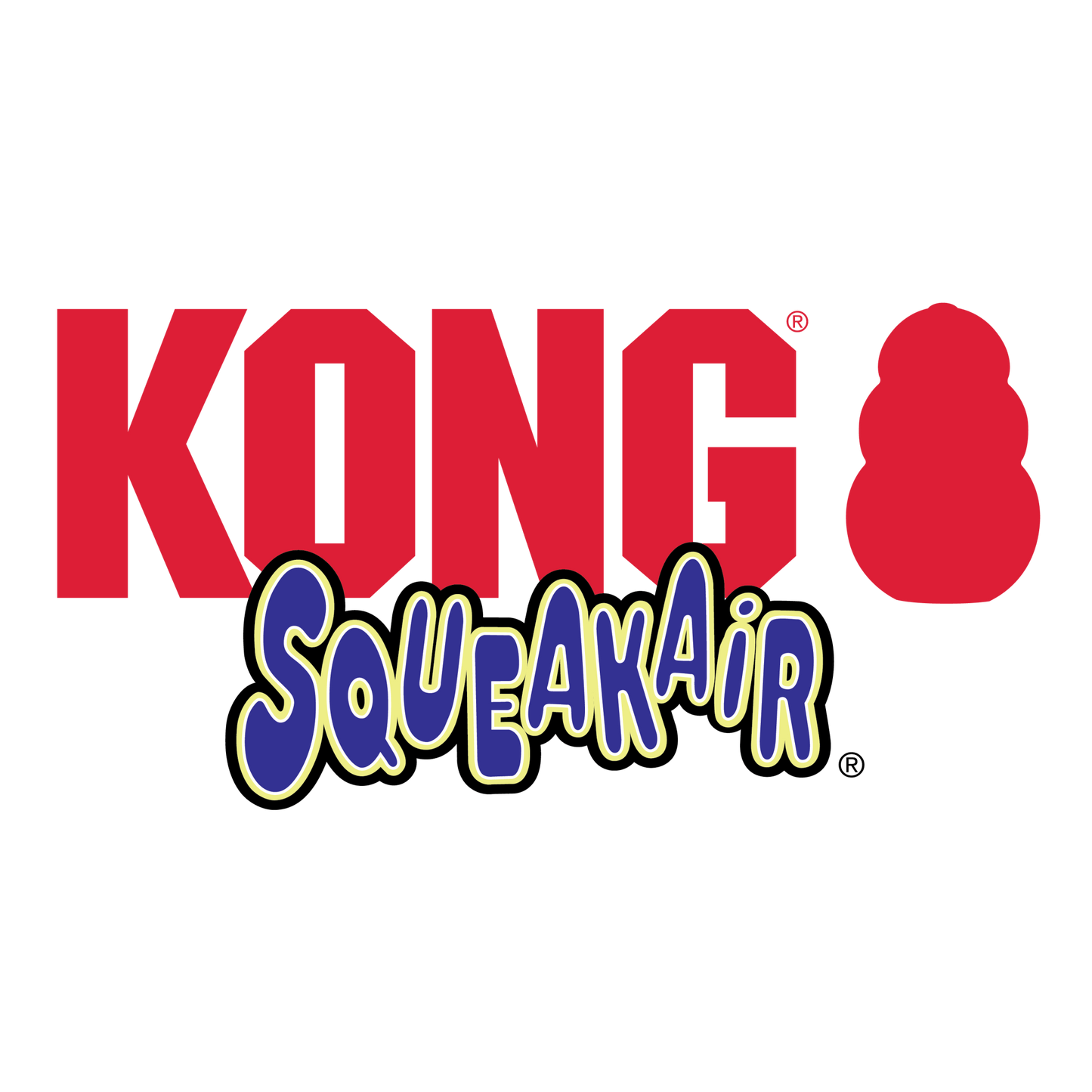 KONG® SqueakAir Ball Corde - Le Royaume de Lecki