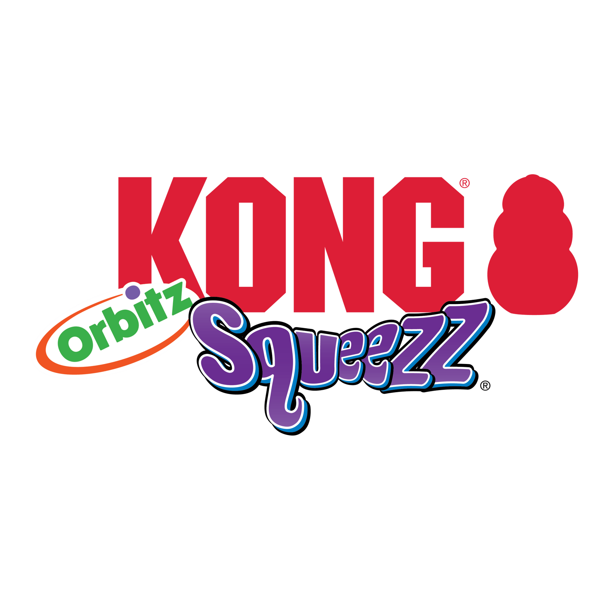 KONG® Squeezz Orbitz Ball - Le Royaume de Lecki