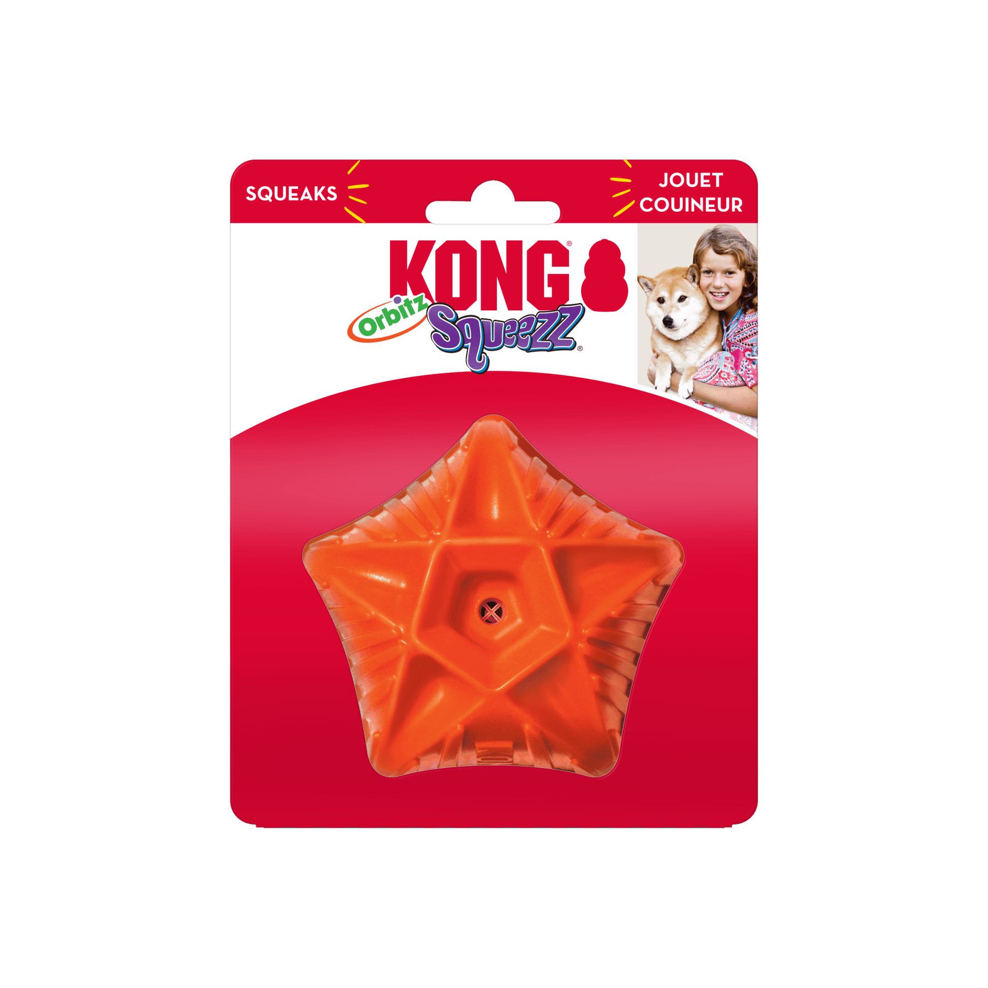 KONG® Squeezz Orbitz Ball - Le Royaume de Lecki