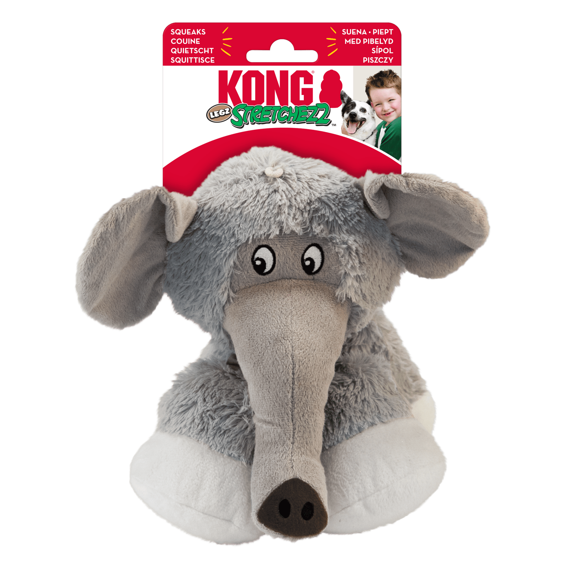 KONG® Stretchezz Legz Éléphant - Le Royaume de Lecki