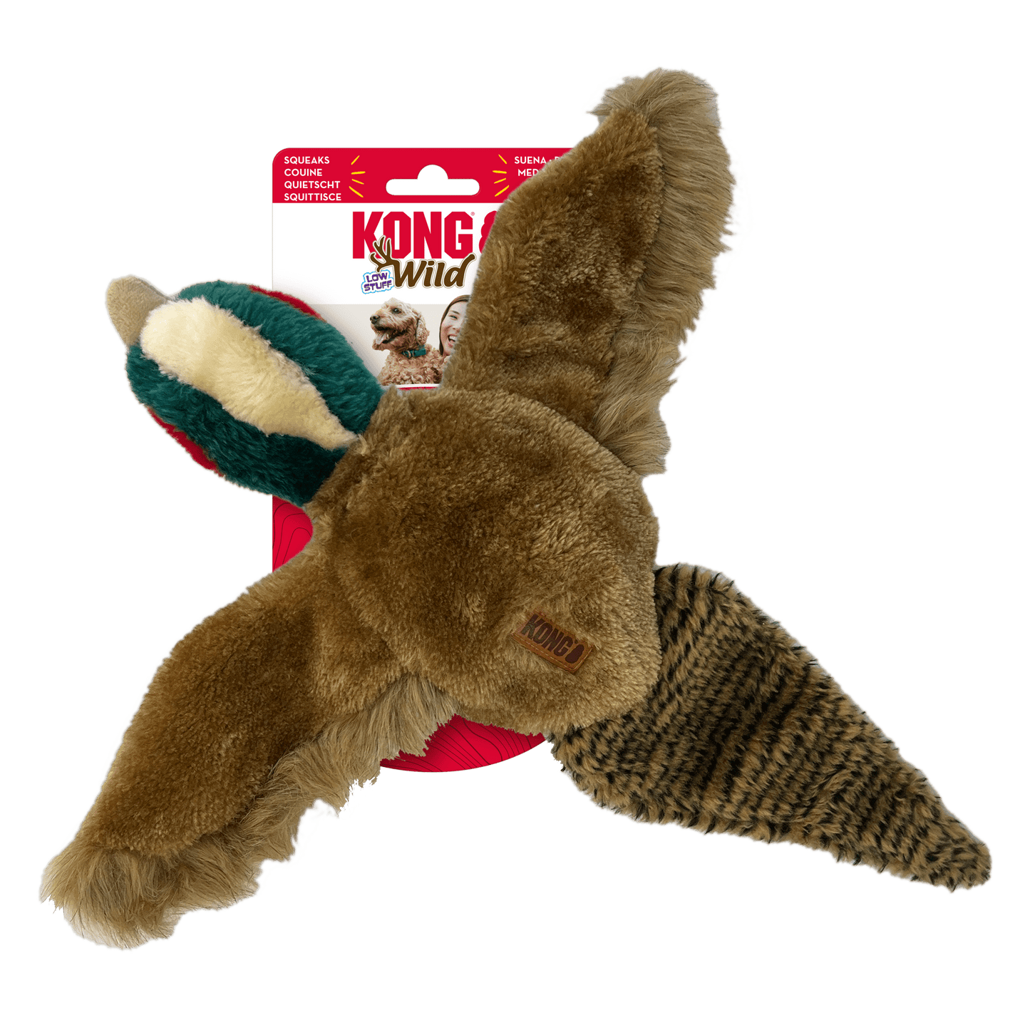 KONG® Wild Low Stuff Pheasant - Le Royaume de Lecki
