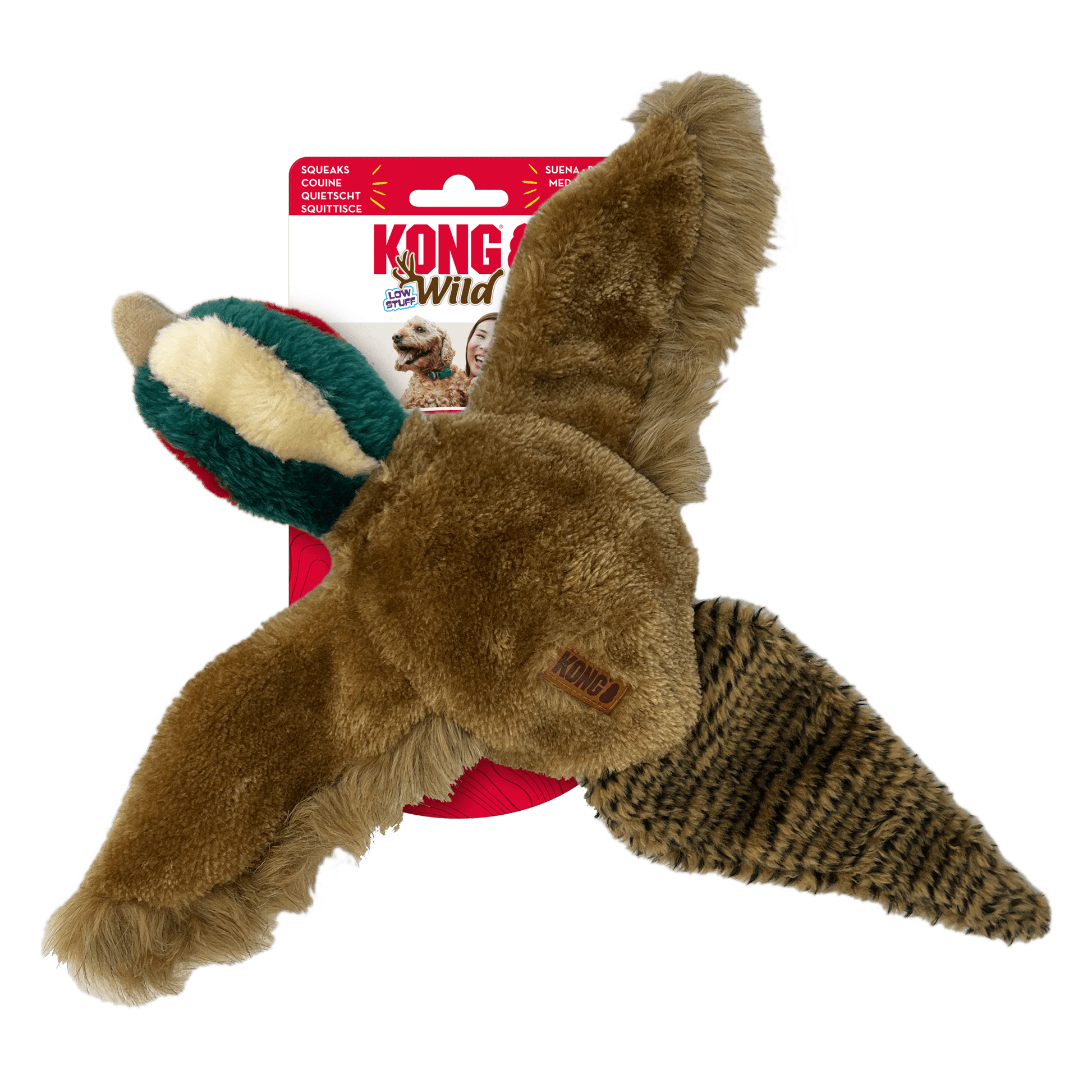 KONG® Wild Low Stuff Pheasant - Le Royaume de Lecki