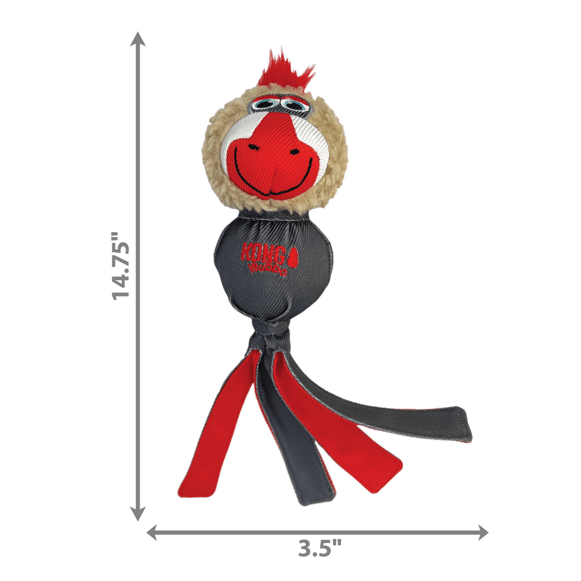 KONG® Wubba Zoo Mandrill - Le Royaume de Lecki