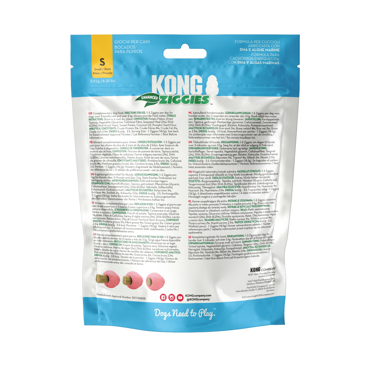 KONG® Ziggies Enhanced pour Chiot - Le Royaume de Lecki