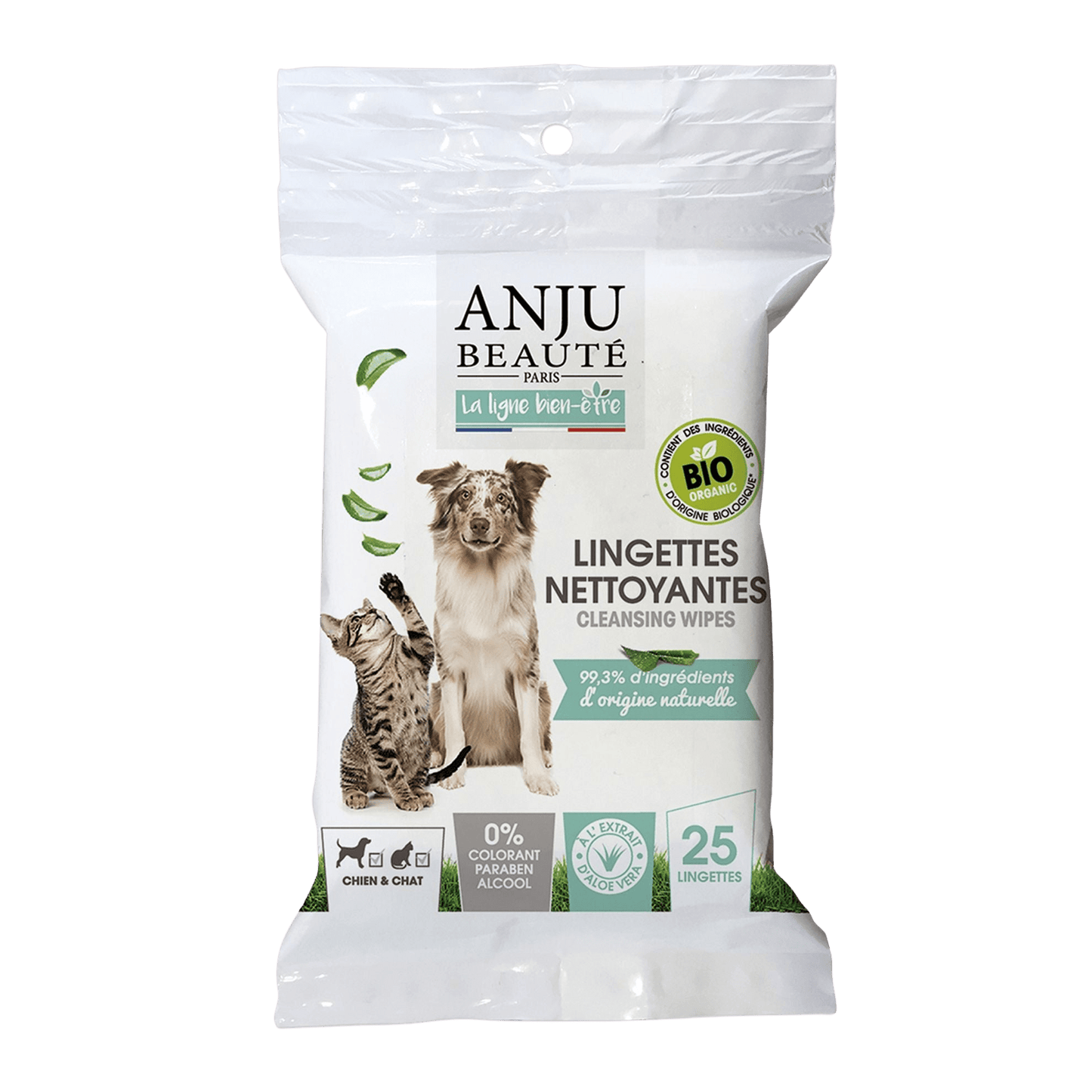 Lingettes nettoyantes Ecosoin Bio - Le Royaume de Lecki