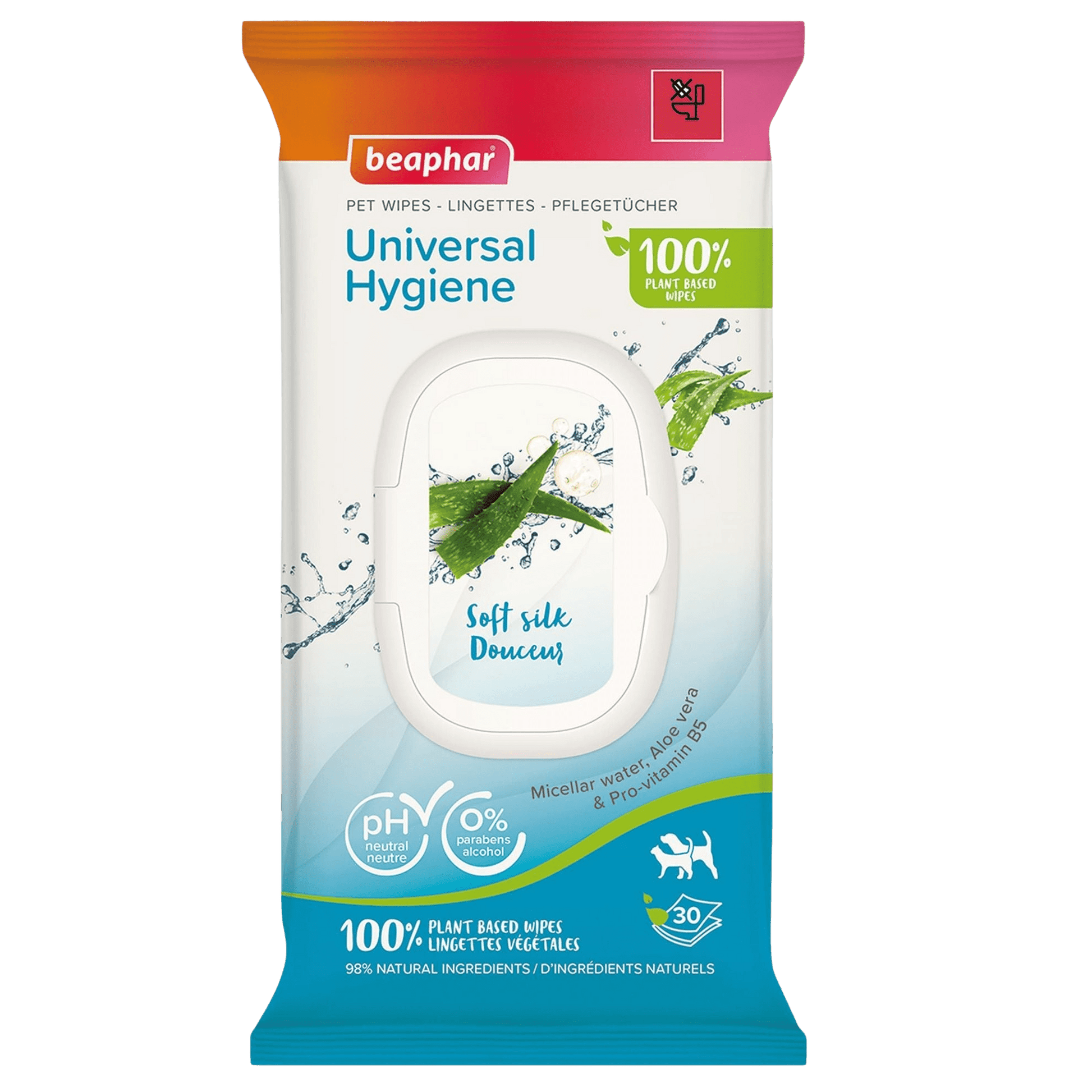 Lingettes végétales universelles Beaphar - Le Royaume de Lecki