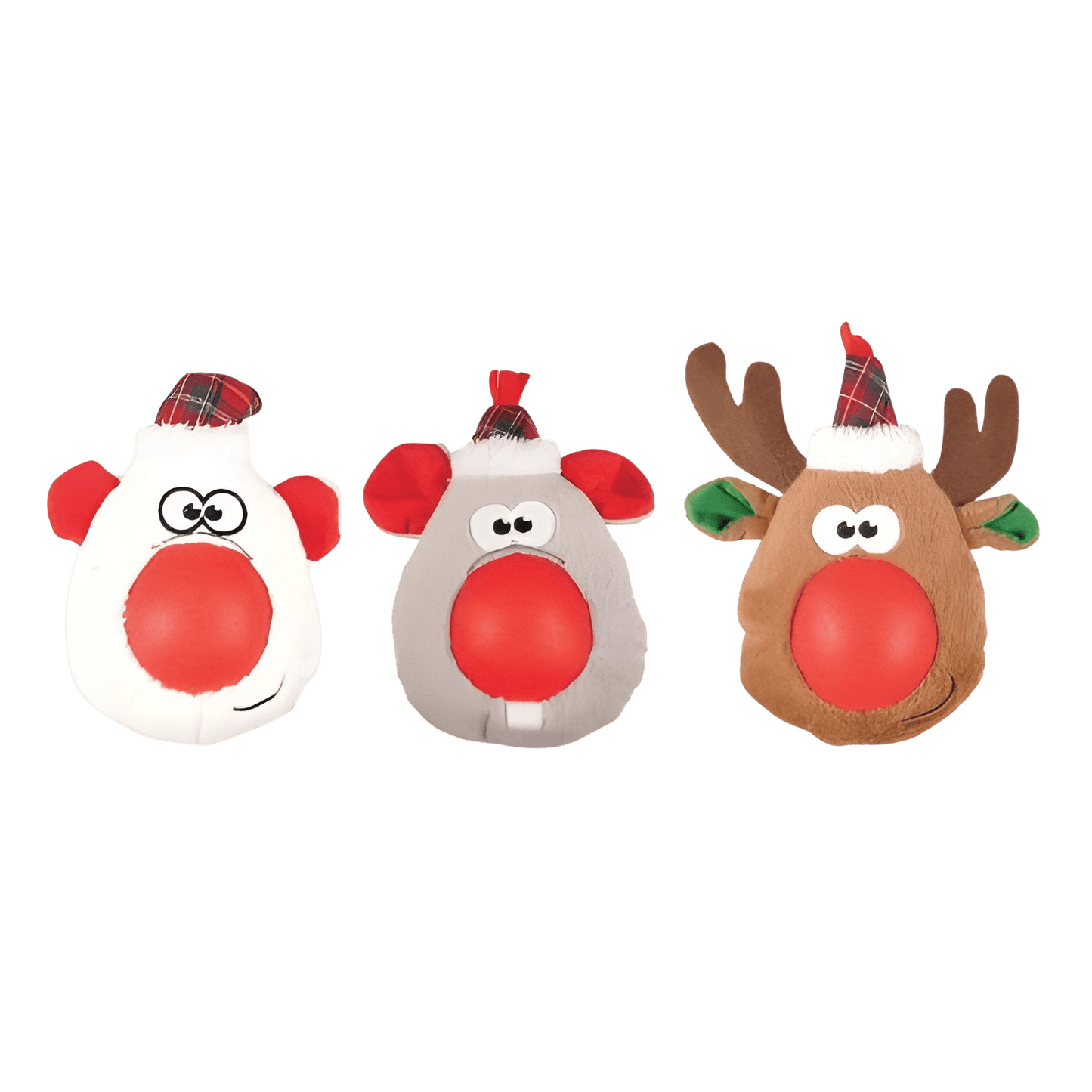 Peluche de Noël avec balle sonore - Le Royaume de Lecki