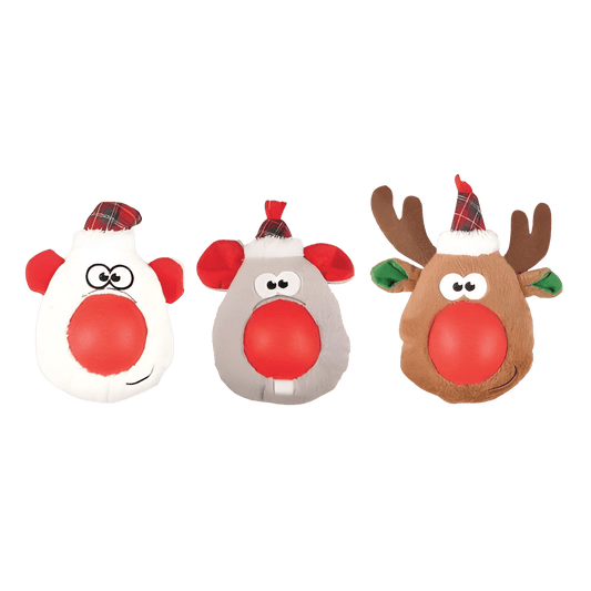 Peluche de Noël avec balle sonore - Le Royaume de Lecki