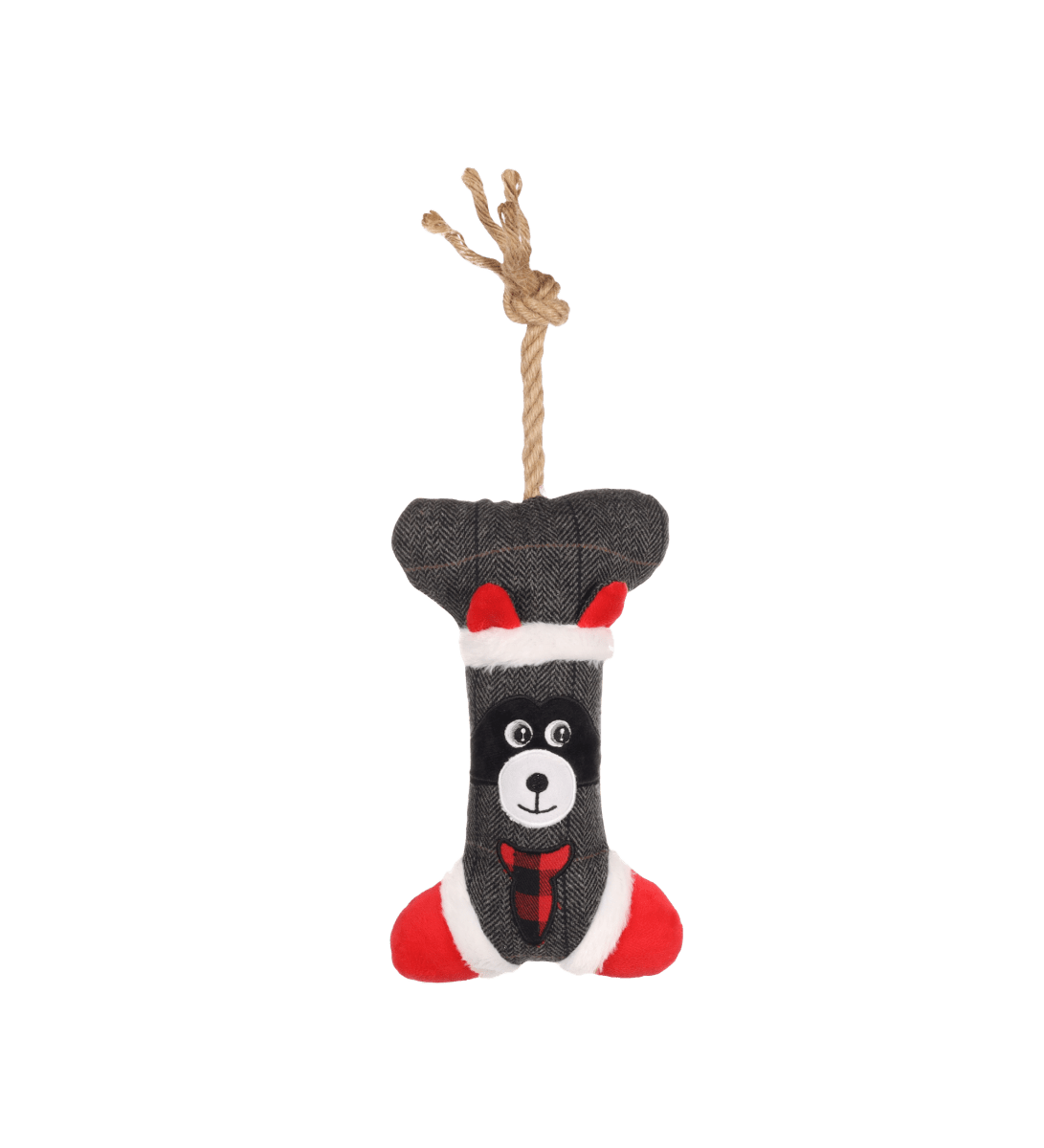 Peluche de Noël avec corde Beto l'Os - Le Royaume de Lecki