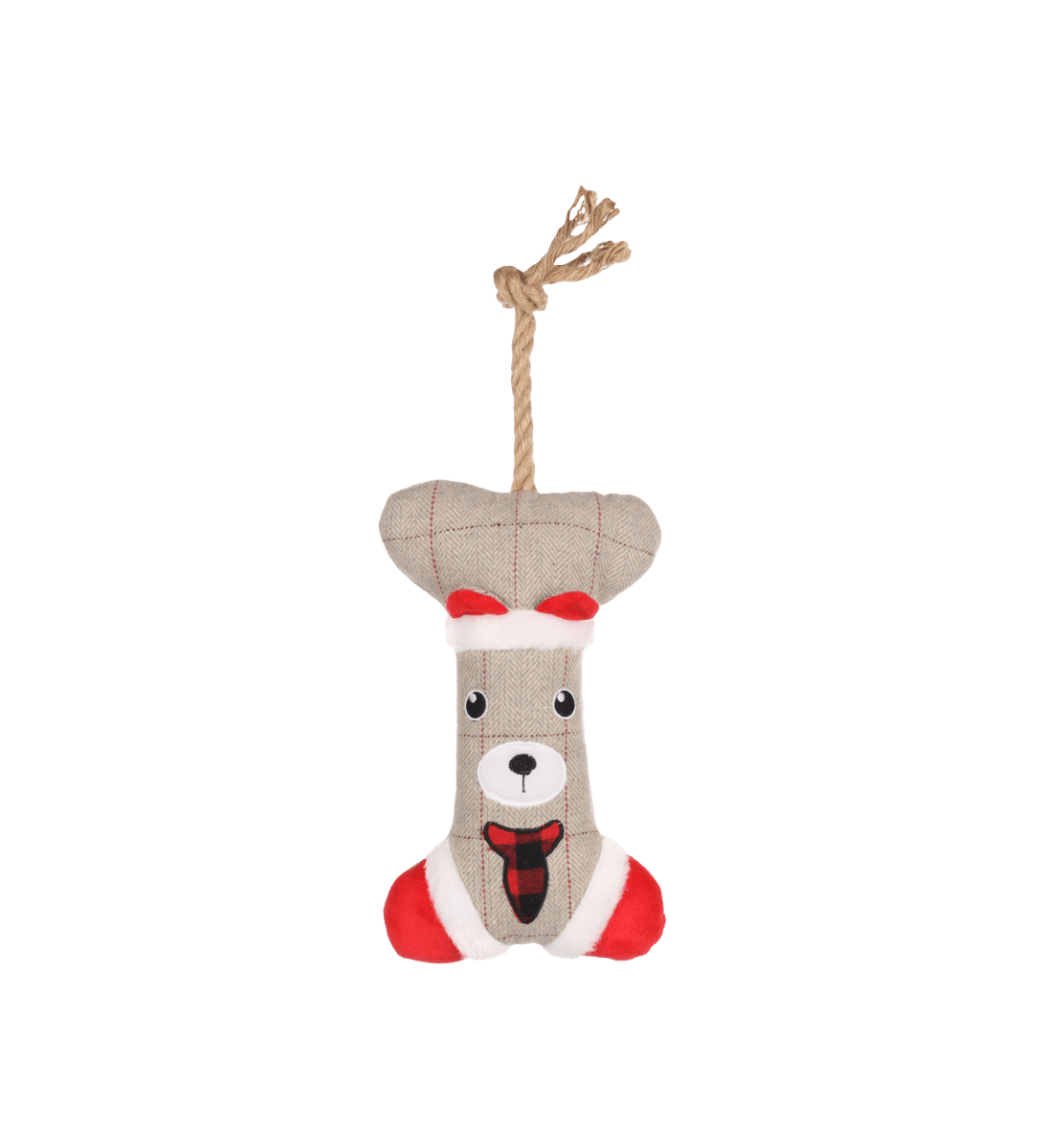 Peluche de Noël avec corde Beto l'Os - Le Royaume de Lecki