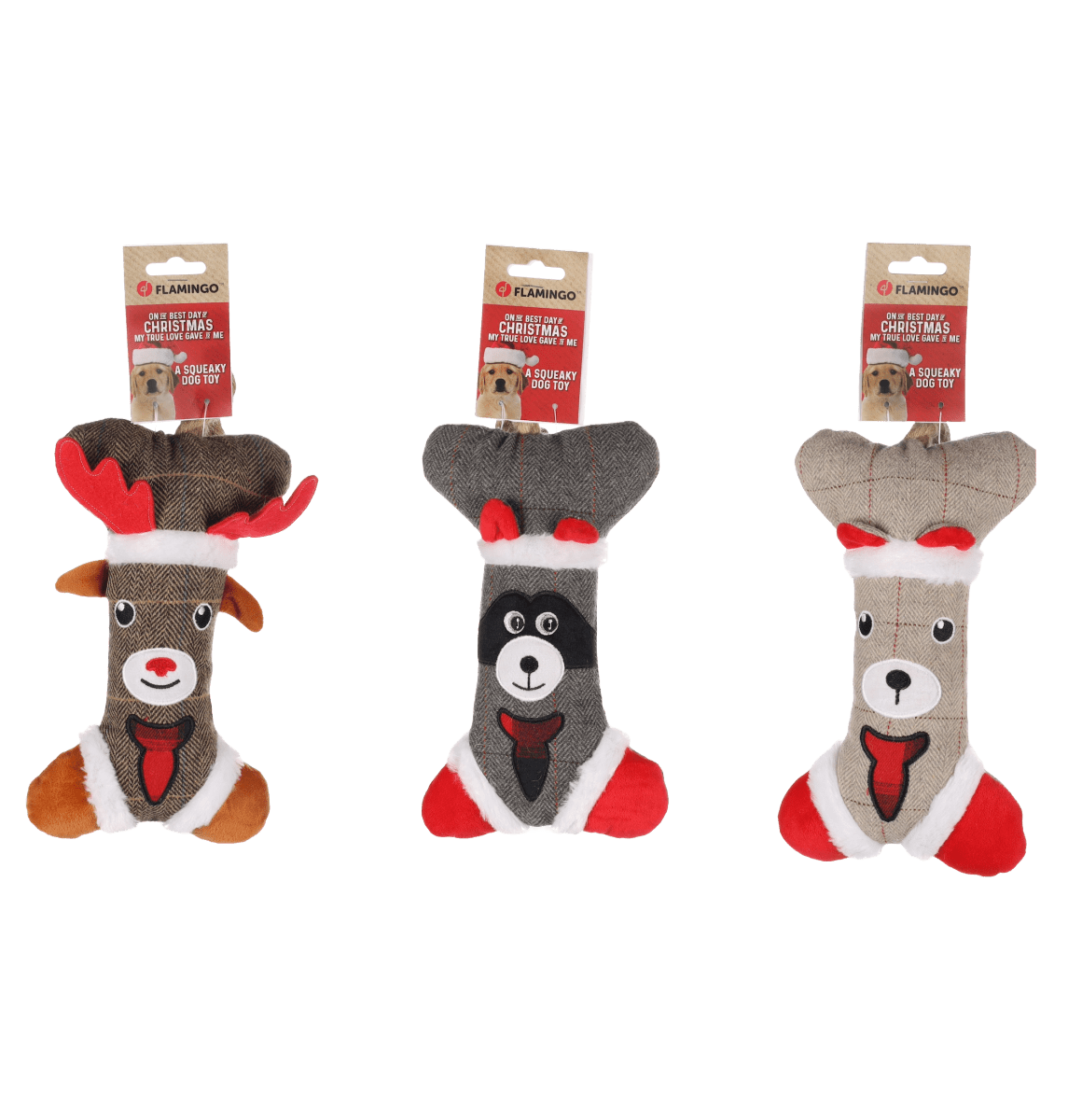 Peluche de Noël avec corde Beto l'Os - Le Royaume de Lecki