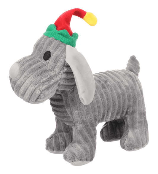 Peluche de Noël Aviana le Chien gris - Le Royaume de Lecki