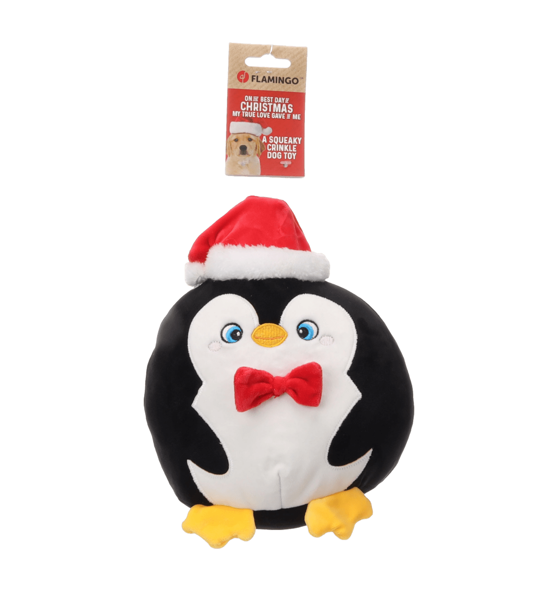 Peluche de Noël Bollo le Pingouin noir - Le Royaume de Lecki
