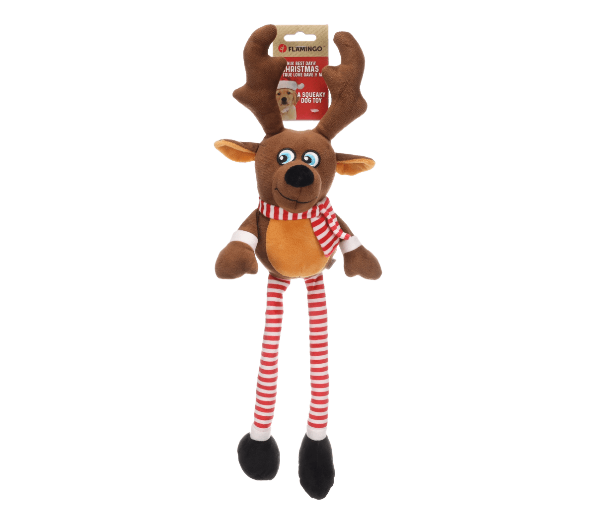 Peluche de Noël Marcus le Renne marron - Le Royaume de Lecki