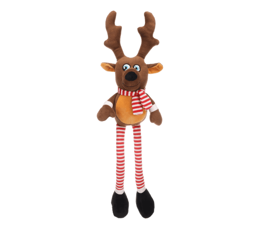 Peluche de Noël Marcus le Renne marron - Le Royaume de Lecki