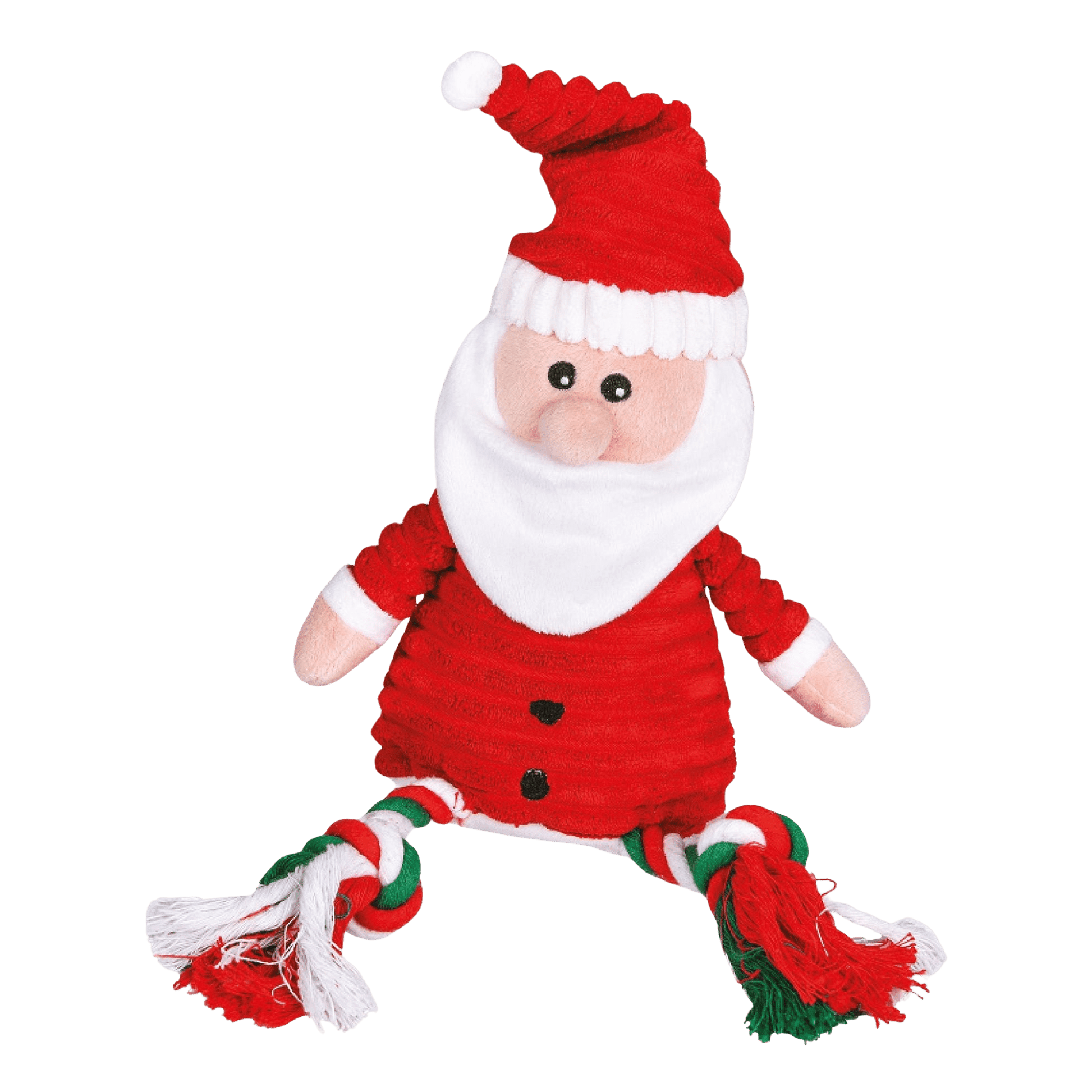 Peluche sonore Père Noël avec corde - Le Royaume de Lecki