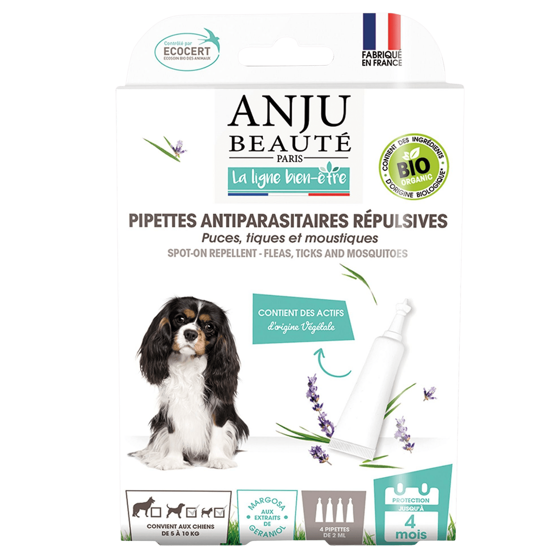 Pipettes antiparasitaires répulsives Anju Beauté - Le Royaume de Lecki