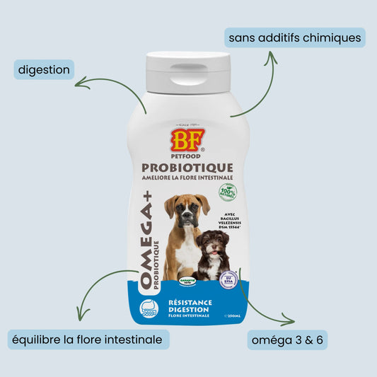 Probiotique Oméga+ BF®Petfood - Le Royaume de Lecki