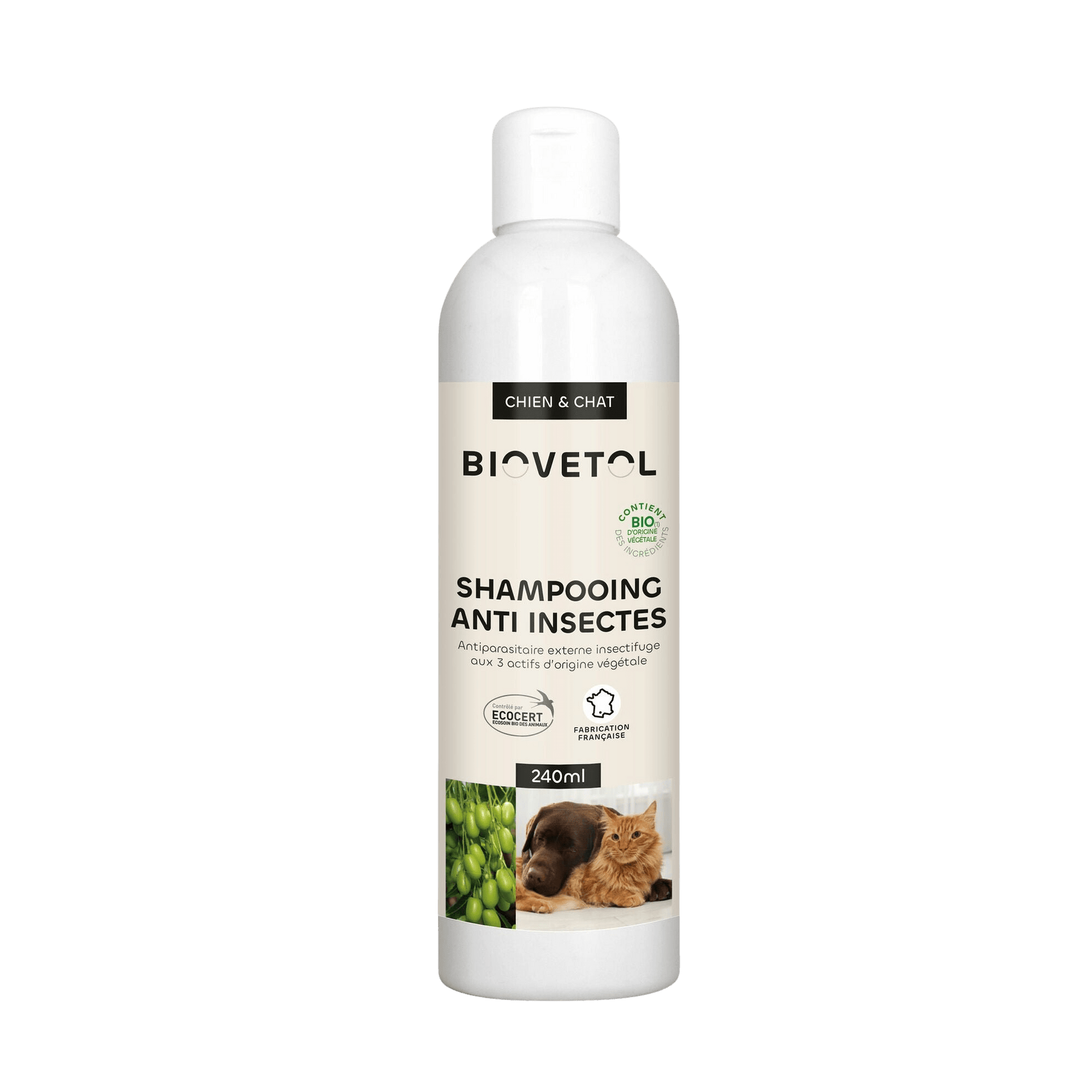 Shampooing anti - insectes Biovetol - Le Royaume de Lecki