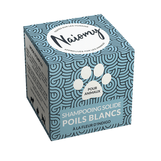 Shampooing solide poils blancs Naiomy - Le Royaume de Lecki