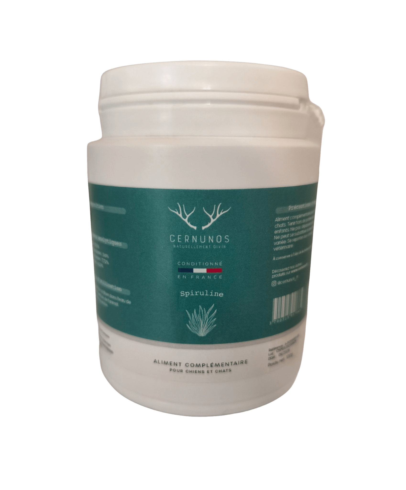 Spiruline en poudre pour chiens - Le Royaume de Lecki
