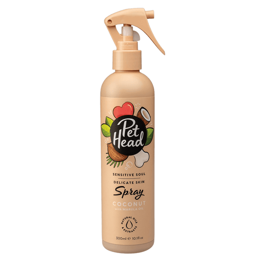 Spray sans rinçage peaux sensibles Pet Head - Le Royaume de Lecki