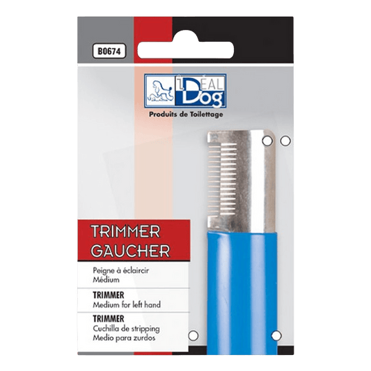 Trimmer Gaucher 14 dents IdealDog - Le Royaume de Lecki