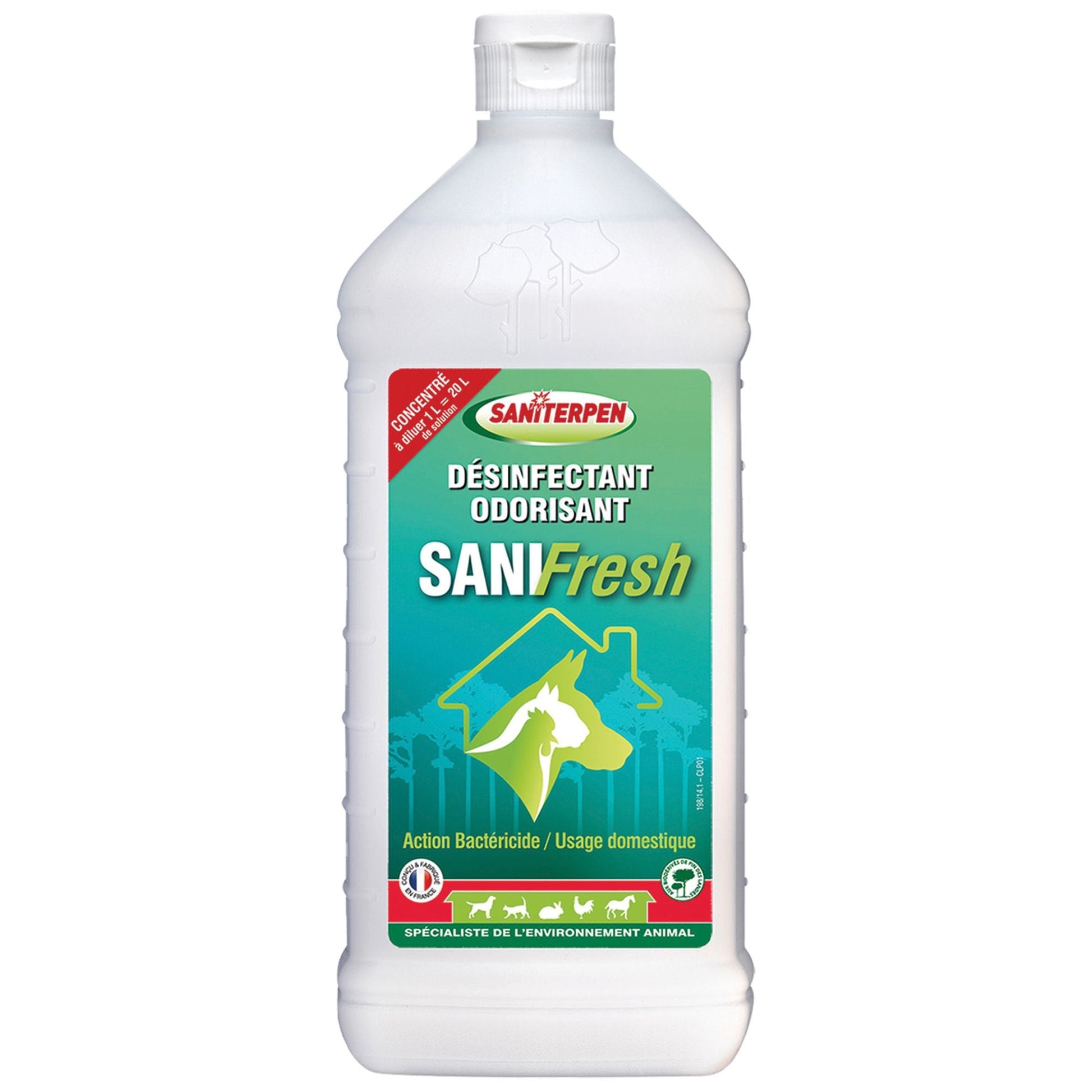 Désinfectant Sanifresh Saniterpen - Le Royaume de Lecki