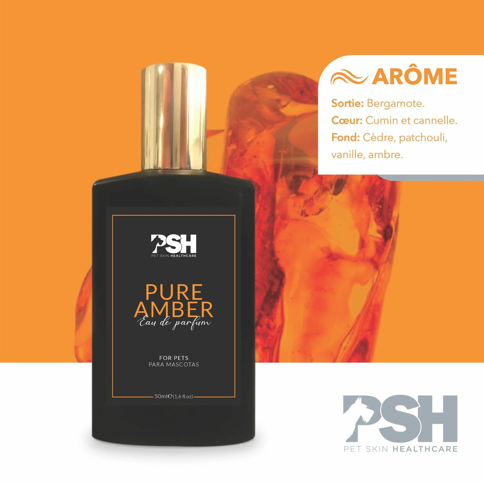 Eau de parfum Pure Amber - Le Royaume de Lecki