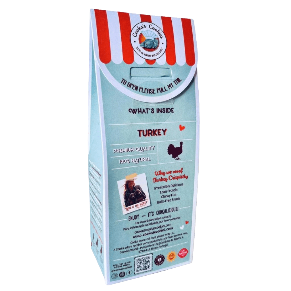 Friandises Dinde croustillante Cooka's Cookies - Le Royaume de Lecki