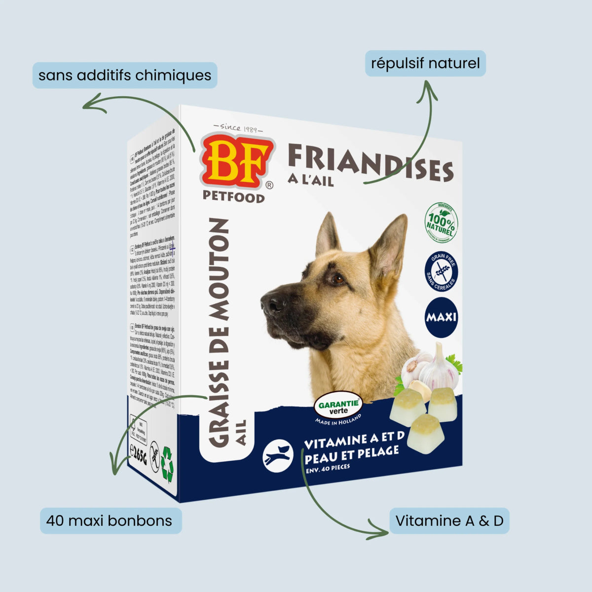 Friandises Puces et Tiques BF®Petfood - Le Royaume de Lecki